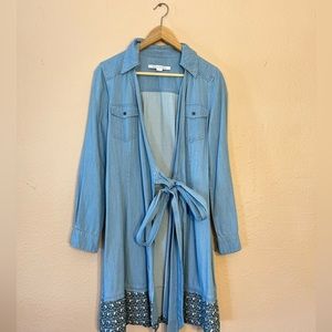 Diane Von Furstenberg Denim Wrap Dress
